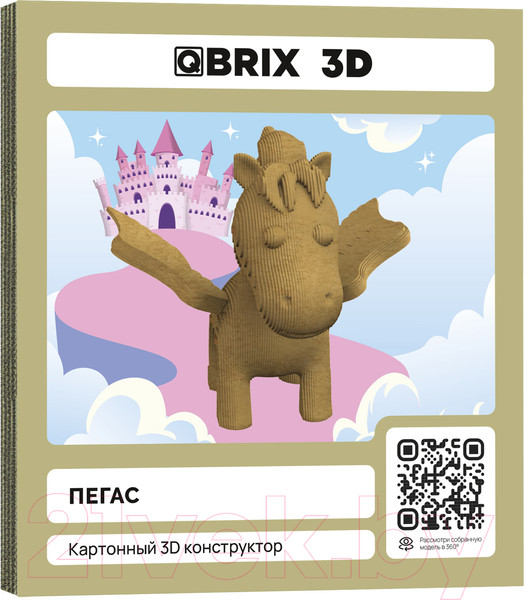 Изображение товара Конструктор QBRIX Пегас 3D 20068