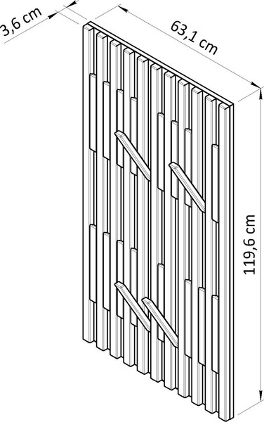 Изображение товара Вешалка для одежды Dipriz Piaforte Д.65021.1 (дикий дуб/черный/дуб масло)