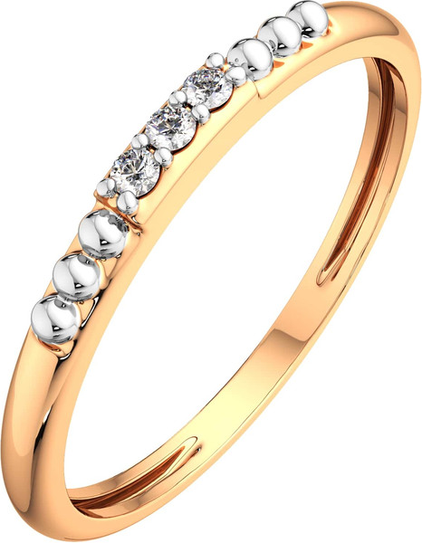 Изображение товара Кольцо из розового золота ZORKA 2101014.9K.R (р.17, с фианитами)