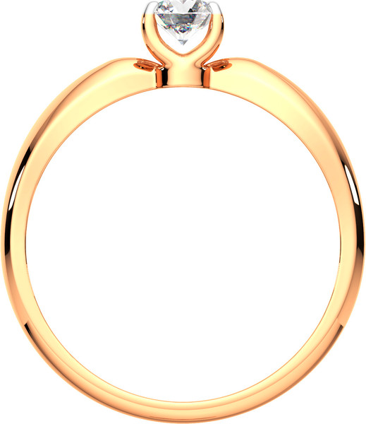 Изображение товара Кольцо из розового золота ZORKA 2101098.14K.R.ZZ (р.18, с фианитом)