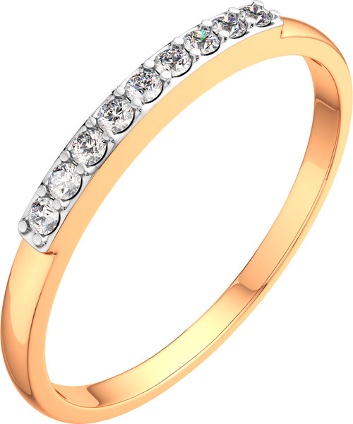 Изображение товара Кольцо из розового золота ZORKA 2101200.14K.R (р.17, с фианитами)