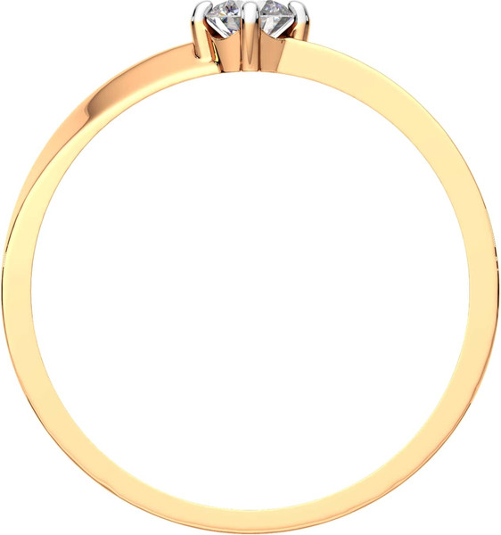 Изображение товара Кольцо из розового золота ZORKA 210538-9K (р.16, с фианитом)