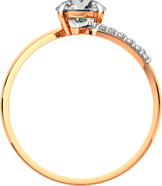 Изображение товара Кольцо из розового золота ZORKA 210540-9K (р.17.5, с фианитами)