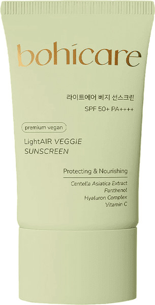 Изображение товара Крем солнцезащитный Bohicare LightAIR Veggie SPF 50+ PA++++ (50мл)