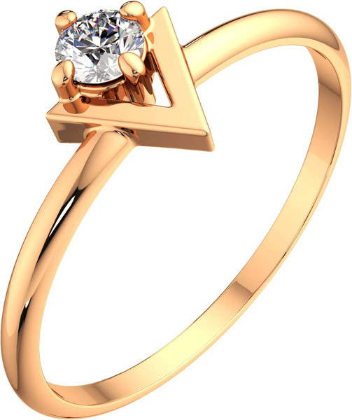 Изображение товара Кольцо из розового золота ZORKA 210569.9K.R (р.17, с фианитом)