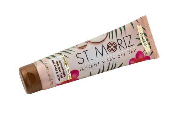 Изображение товара Лосьон-автозагар St.Moriz с шиммером и маслом кокоса (150мл)