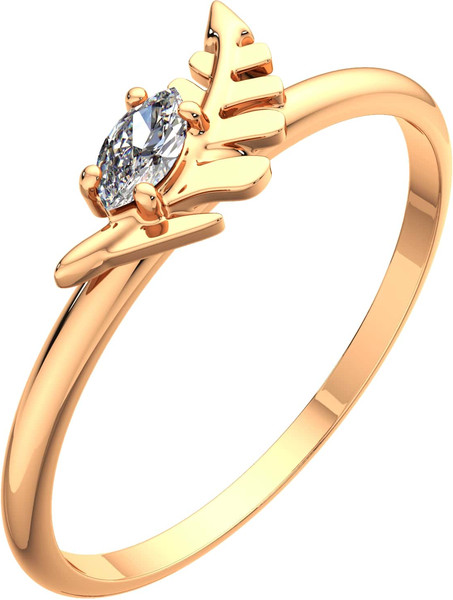 Изображение товара Кольцо из розового золота ZORKA 210575.9K.R (р.17, с фианитом)