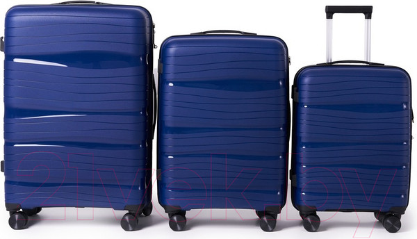 Изображение товара Чемодан на колесах PRIDE РР-9802 (S, синий)