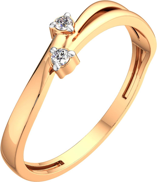 Изображение товара Кольцо из розового золота ZORKA 210932.9K.R.ZZ (р.17, с фианитами)