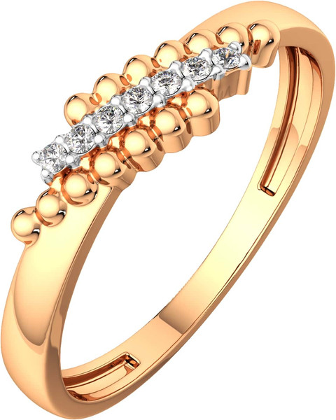 Изображение товара Кольцо из розового золота ZORKA 210953.9K.R (р.14.5, с фианитом)