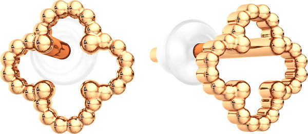 Изображение товара Серьги из розового золота ZORKA 300165S.9K.R