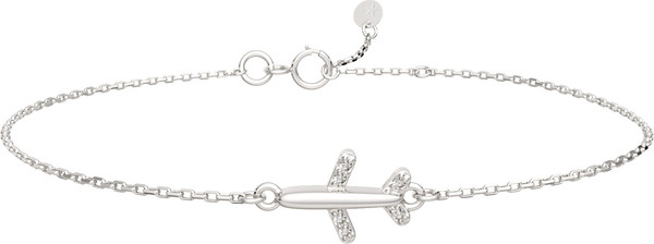 Изображение товара Браслет из серебра ZORKA 0640072 (18см, с фианитами)