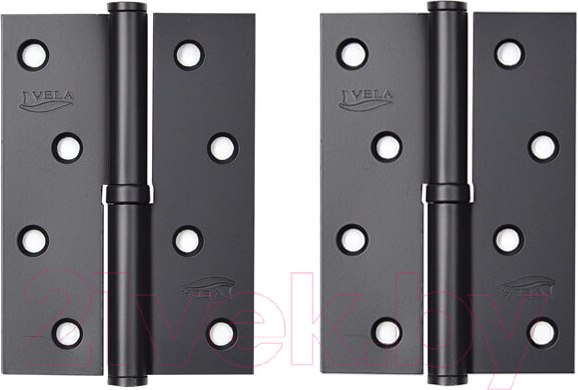 Изображение товара Комплект петель дверных VELA 100x70x2.5 1ВВ-BL-L Black