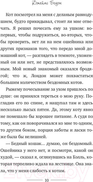 Изображение товара Книга Рипол Классик Уличный кот по имени Боб / 9785386107420 (Боуэн Дж.)