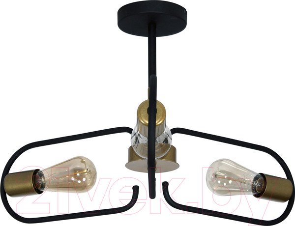 Изображение товара Люстра Элетех Солей НПБ 01-3x60-229 Е27 / 1005405392 (131 черный/золото)