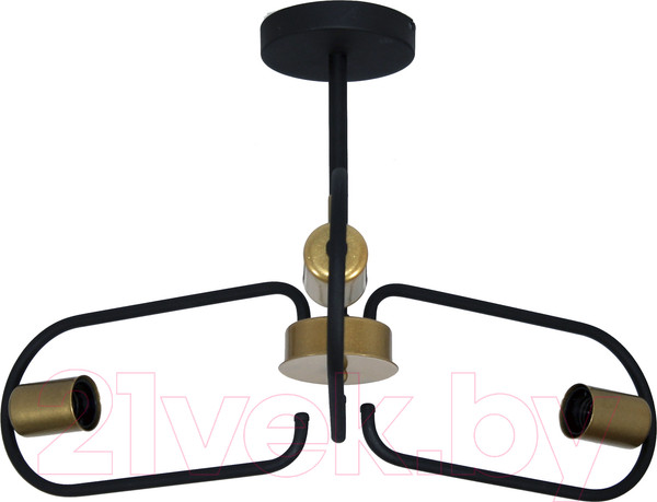 Изображение товара Люстра Элетех Солей НПБ 01-3x60-229 Е27 / 1005405392 (131 черный/золото)