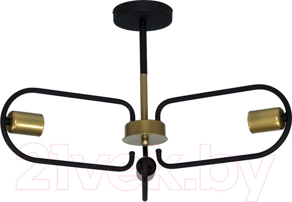 Изображение товара Люстра Элетех Солей НПБ 01-3x60-229 Е27 / 1005405392 (131 черный/золото)