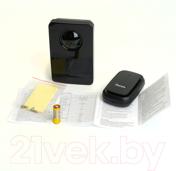 Изображение товара Электрический звонок Feron E-381 / 48921 (черный)