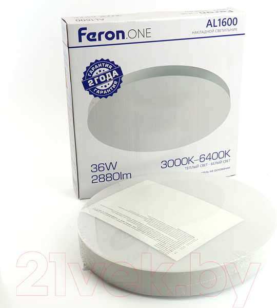 Изображение товара Потолочный светильник Feron AL1600 / 48883 (белый)
