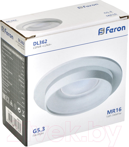 Изображение товара Точечный светильник Feron MR16 G5.3 DL362 / 48813