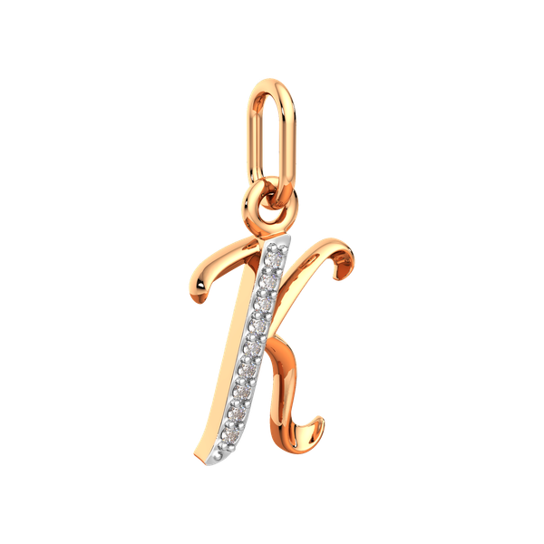 Изображение товара Подвеска из розового золота ZORKA 440438/K.14K.R.ZZ (с фианитами)