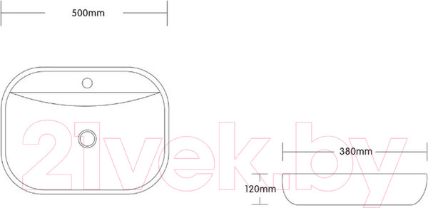 Изображение товара Умывальник Cerutti CR0076
