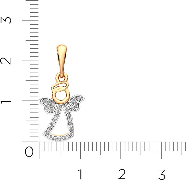 Изображение товара Подвеска из розового золота ZORKA 440532.14K.R.ZZ (с фианитами)