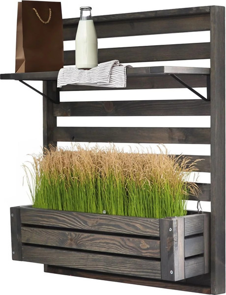 Изображение товара Полка Dipriz Д.3535.3 (графит/черный)