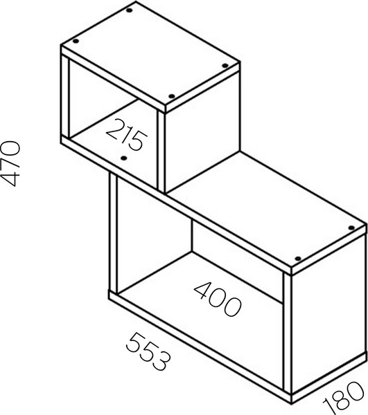 Изображение товара Полка Dipriz Д.90043 (белый)