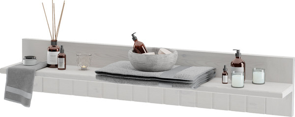 Изображение товара Полка Dipriz Poehl Д.90016.1 (белый воск)