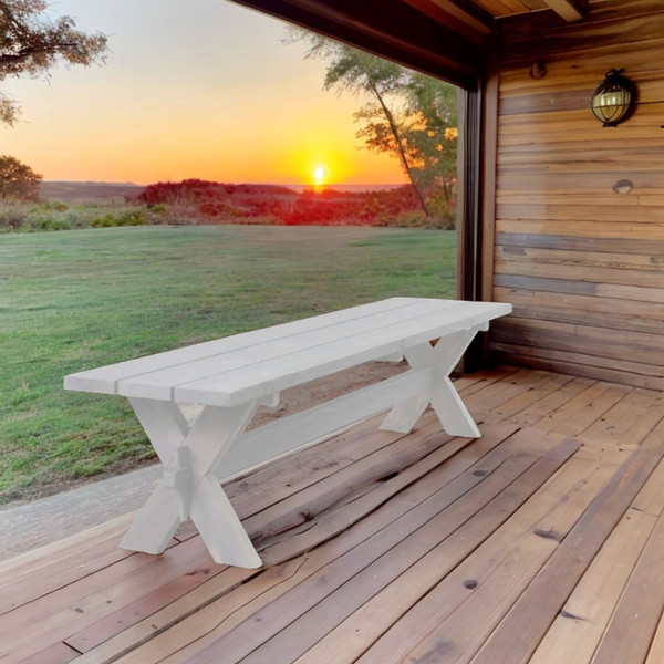 Изображение товара Скамья садовая Dipriz Д.25085 (белый)