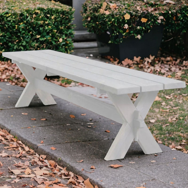 Изображение товара Скамья садовая Dipriz Д.25085 (белый)
