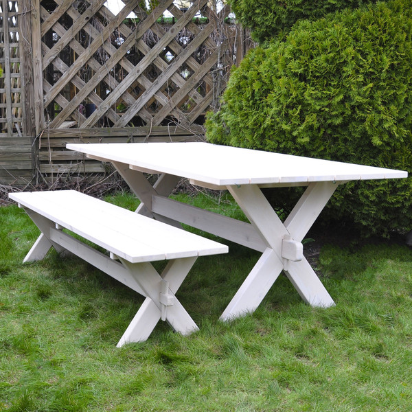 Изображение товара Скамья садовая Dipriz Д.25085 (белый)