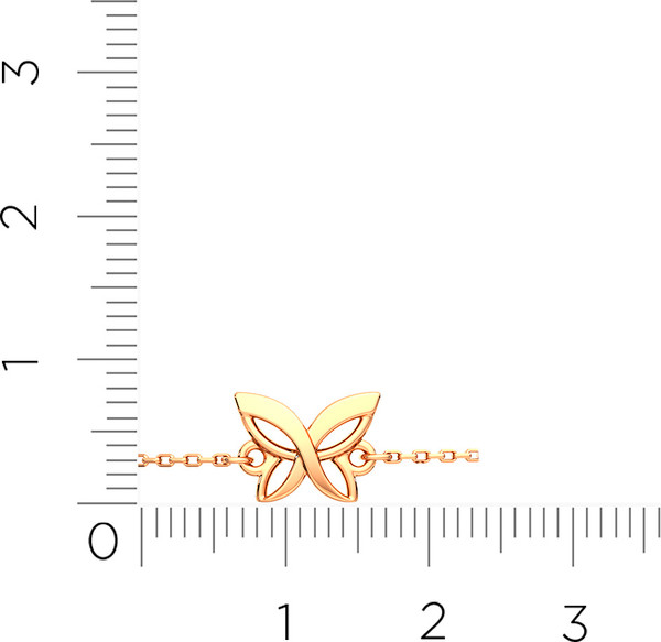 Изображение товара Браслет из розового золота ZORKA 650064.9K.R (18см)