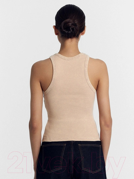 Изображение товара Майка Mark Formelle 112939 (р.164/170-104-110, кофе с молоком/декор)