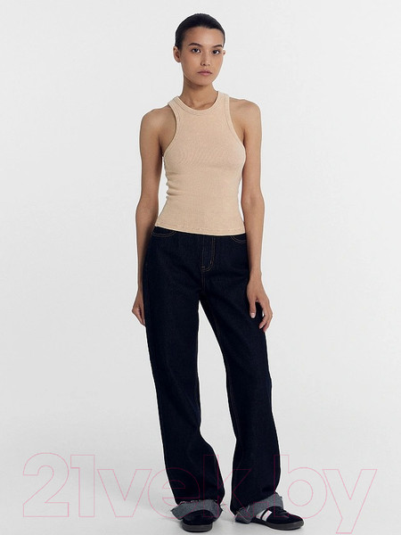 Изображение товара Майка Mark Formelle 112939 (р.164/170-104-110, кофе с молоком/декор)