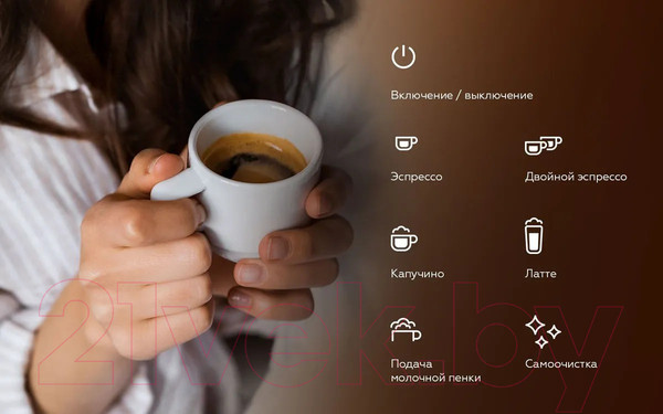 Изображение товара Кофеварка эспрессо BQ CM9002 (черный)
