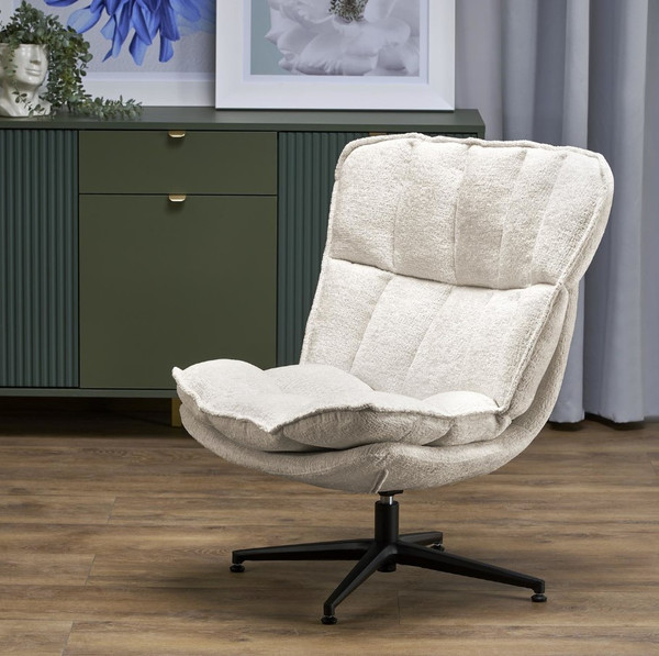 Изображение товара Кресло мягкое Halmar Fofana (кремовый/черный)