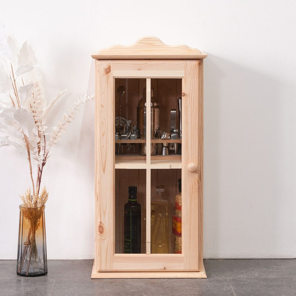 Изображение товара Шкаф навесной Dipriz Бритта Д.73159.7 (сосна, без отделки)