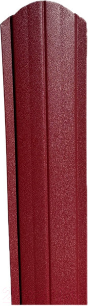 Изображение товара Штакетник металлический Белзабор Полукруг оптима 1500мм (10шт, ПЭмат-RAL 3005/3005)