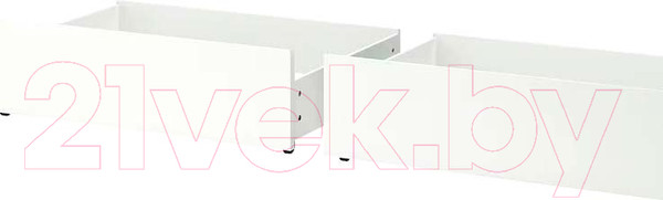 Изображение товара Односпальная кровать Dipriz Марм 90x200 / Д.80069.1 (белый)