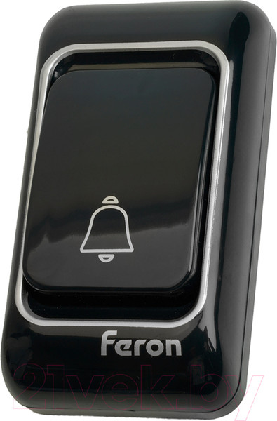 Изображение товара Электрический звонок Feron E-383 / 48924 (черный/серебристый)