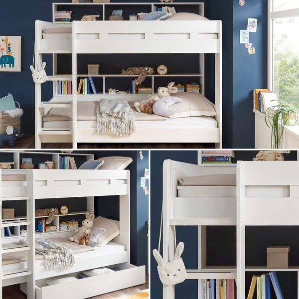 Изображение товара Двухъярусная кровать Dipriz Gaius Д.83304.1 (белый)