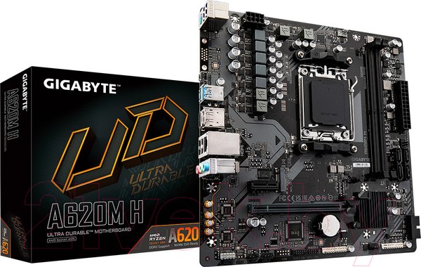 Изображение товара Материнская плата Gigabyte A620M H 1.2