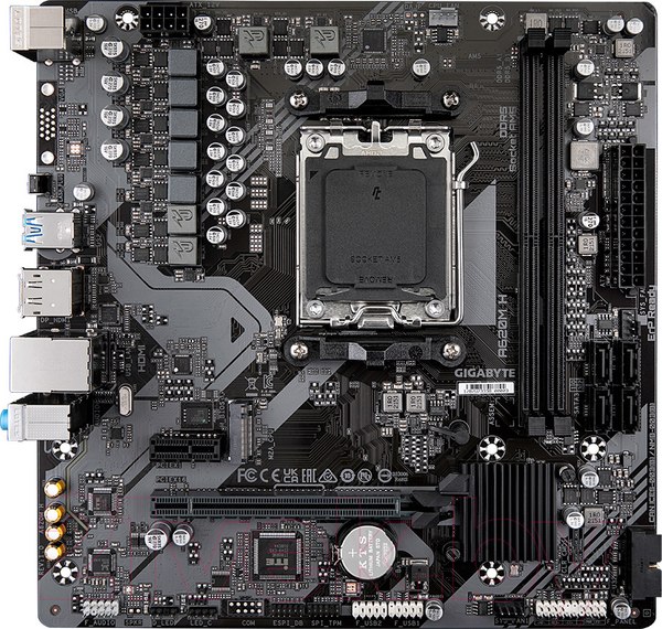 Изображение товара Материнская плата Gigabyte A620M H 1.2