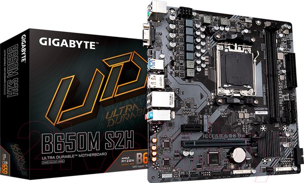 Изображение товара Материнская плата Gigabyte B650M S2H 1.2