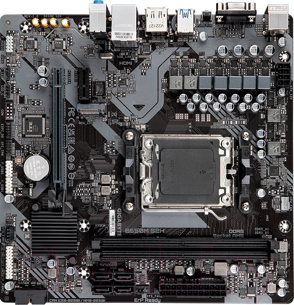 Изображение товара Материнская плата Gigabyte B650M S2H 1.2