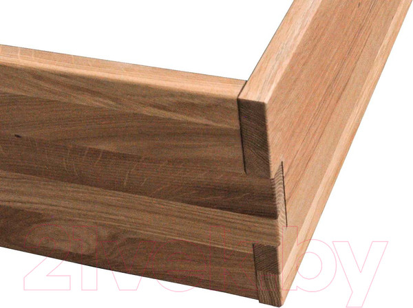 Изображение товара Двуспальная кровать Dipriz Bellissima 200x200 / Д.83051.1 (дуб масло)