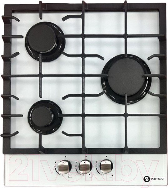 Изображение товара Газовая варочная панель Schtoff H 4501 C15 IS (белый)