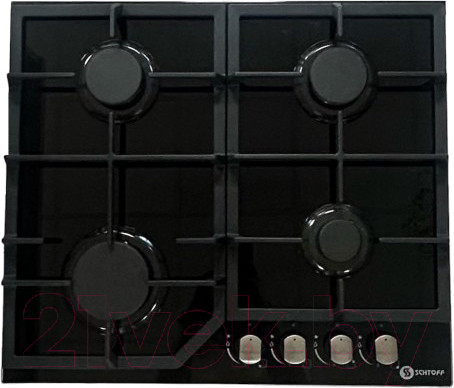 Изображение товара Газовая варочная панель Schtoff H 6034 C16 IS (черный)